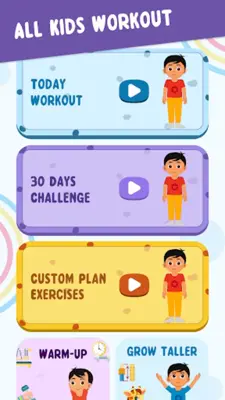 Kids Workout Fitness For Kids android App screenshot 7